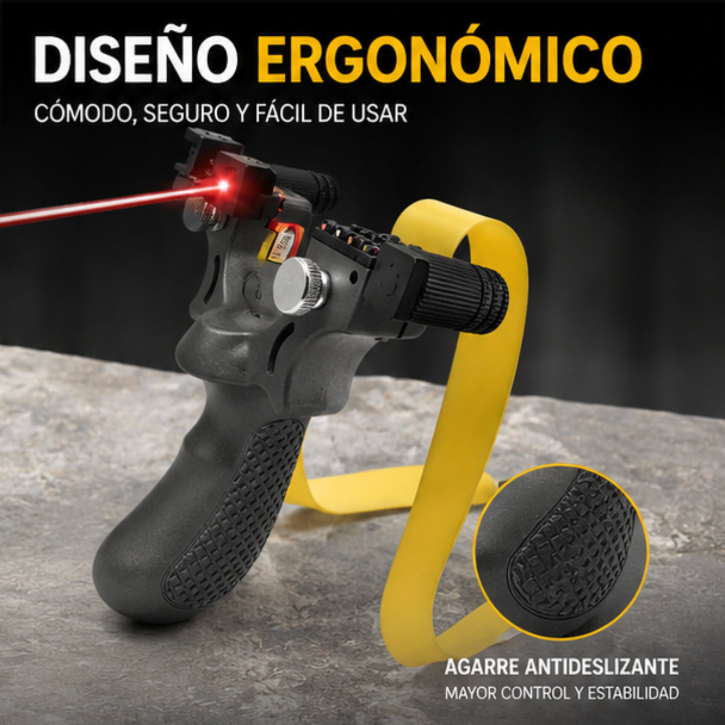 HUARACA CON LASER PROFESIONAL + 3 LIGAS DE REGALO