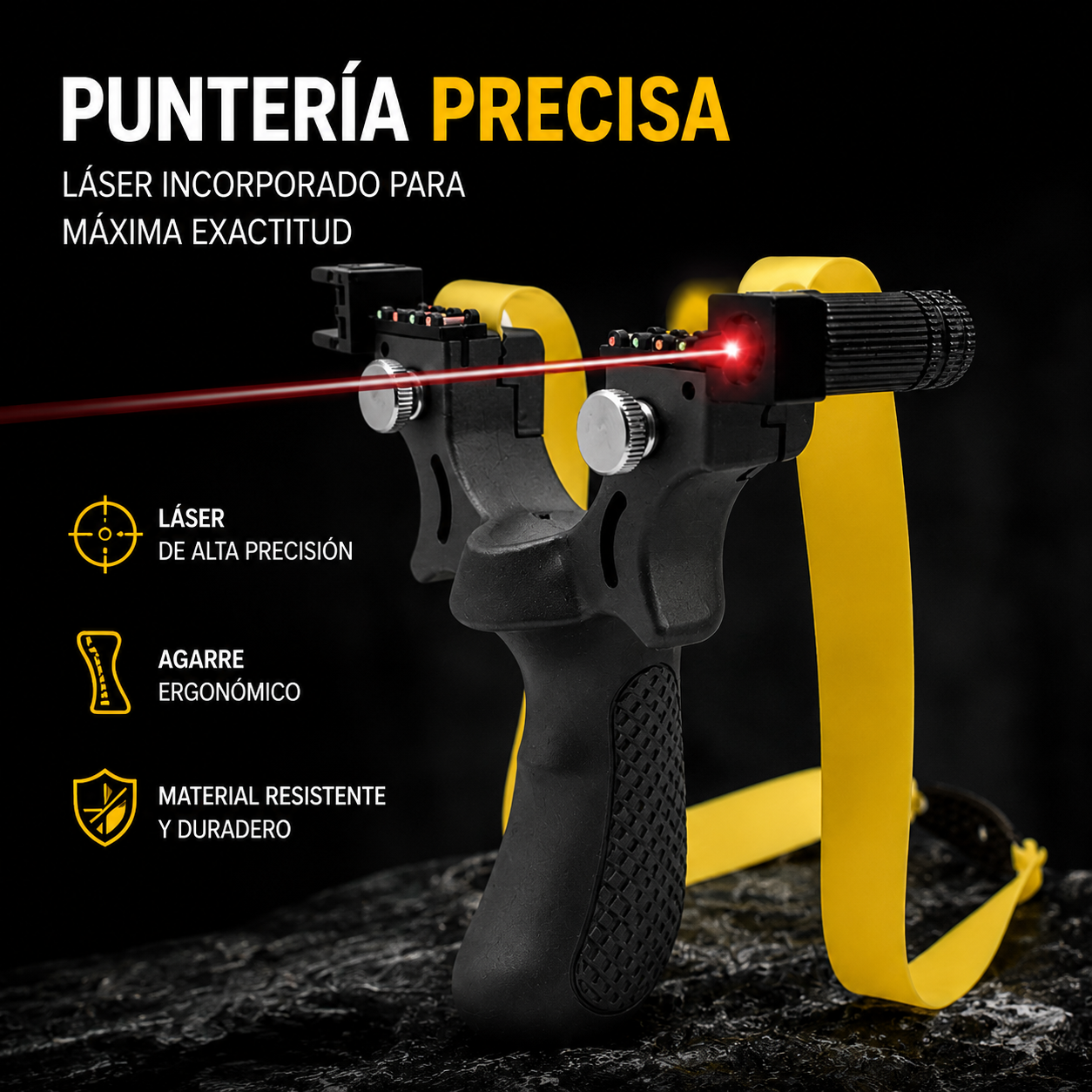 HUARACA CON LASER PROFESIONAL + 3 LIGAS DE REGALO